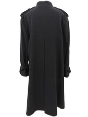 2005年製 CCマークボタンロングコート #42 チャコールグレー