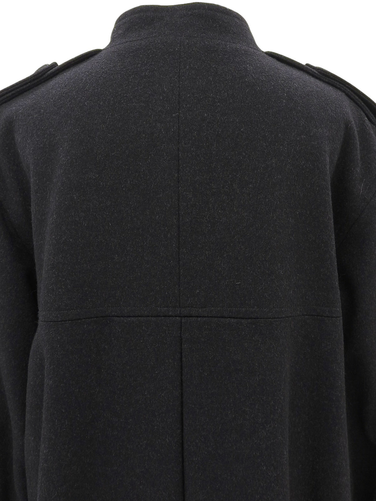 2005年製 CCマークボタンロングコート #42 チャコールグレー