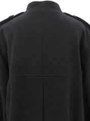 2005年製 CCマークボタンロングコート #42 チャコールグレー