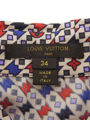 Monogram Pattern Sleeveless Shirt, Multi