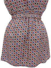 Monogram Pattern Sleeveless Shirt, Multi