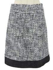 Tweed quilted combination set in grey/black