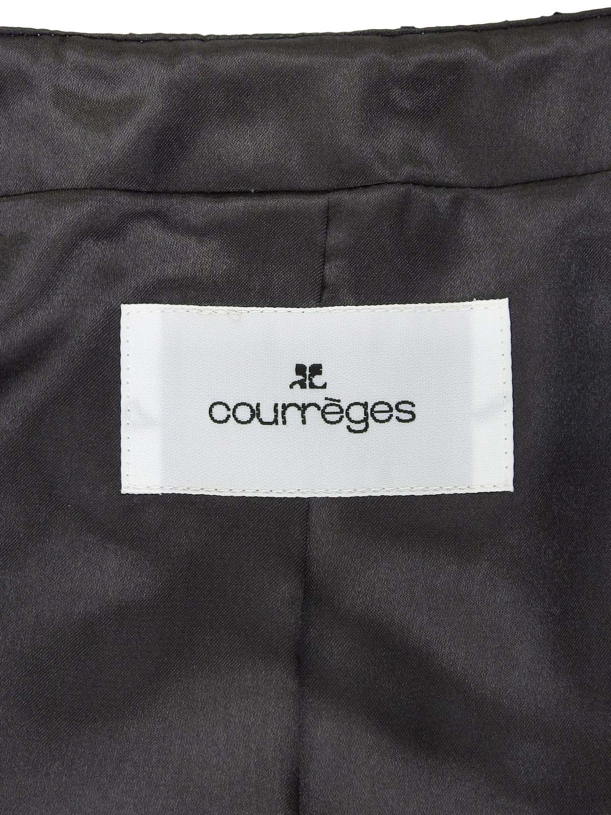 Tweed quilted combination set in grey/black