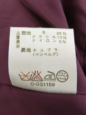 ツイードノーカラーセットアップ パープル/マルチ