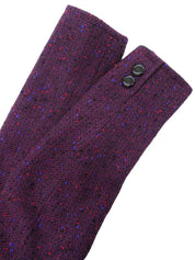 ツイードノーカラーセットアップ パープル/マルチ