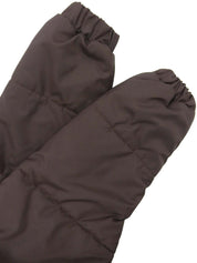 棕色logo纽扣夹克