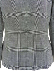 Glen Check Pattern Jacket in Black/White