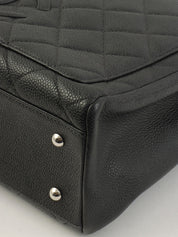 2000年頃製 キャビアスキンCCマークステッチトートバッグ ブラック