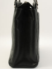 2000年頃製 キャビアスキンCCマークステッチトートバッグ ブラック