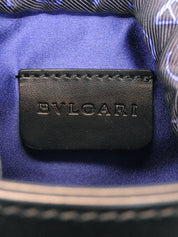 ロゴマニアビーゼロワンハンドバッグ ネイビー/ブラック