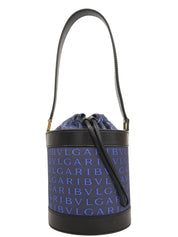 Logomania B.zero1 手提包 海军蓝/黑色