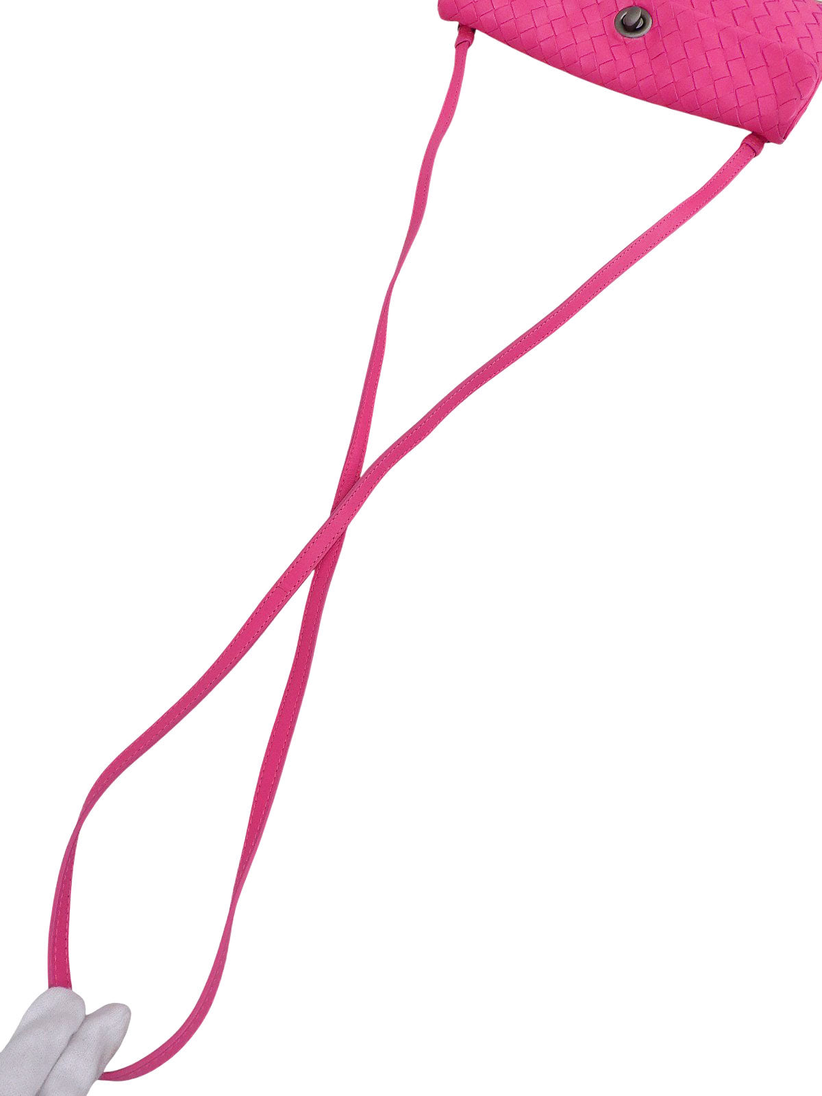 イントレチャートショルダーバッグ ピンク