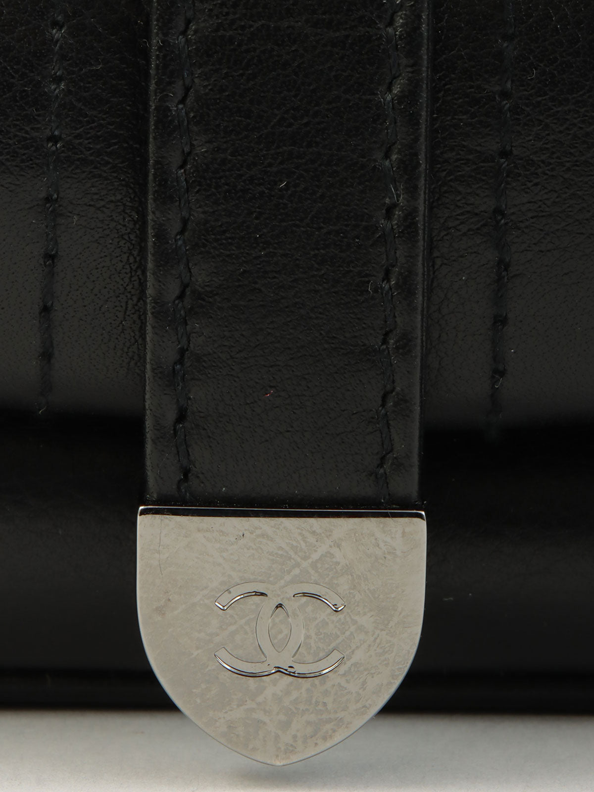 2003年頃製 チョコバー2.55ターンロックチェーンショルダーバッグ ブラック