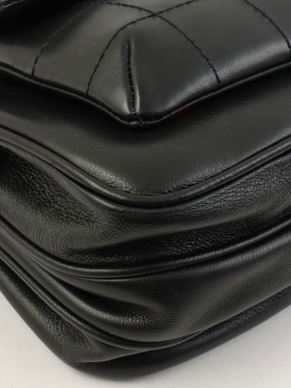 2003年頃製 チョコバー2.55ターンロックチェーンショルダーバッグ ブラック