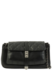 2003 Chocobar 2.55 Turn Lock Chain Shoulder Bag, Black