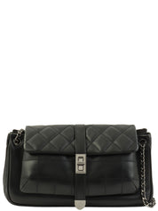 2003 Chocobar 2.55 Turn Lock Chain Shoulder Bag, Black