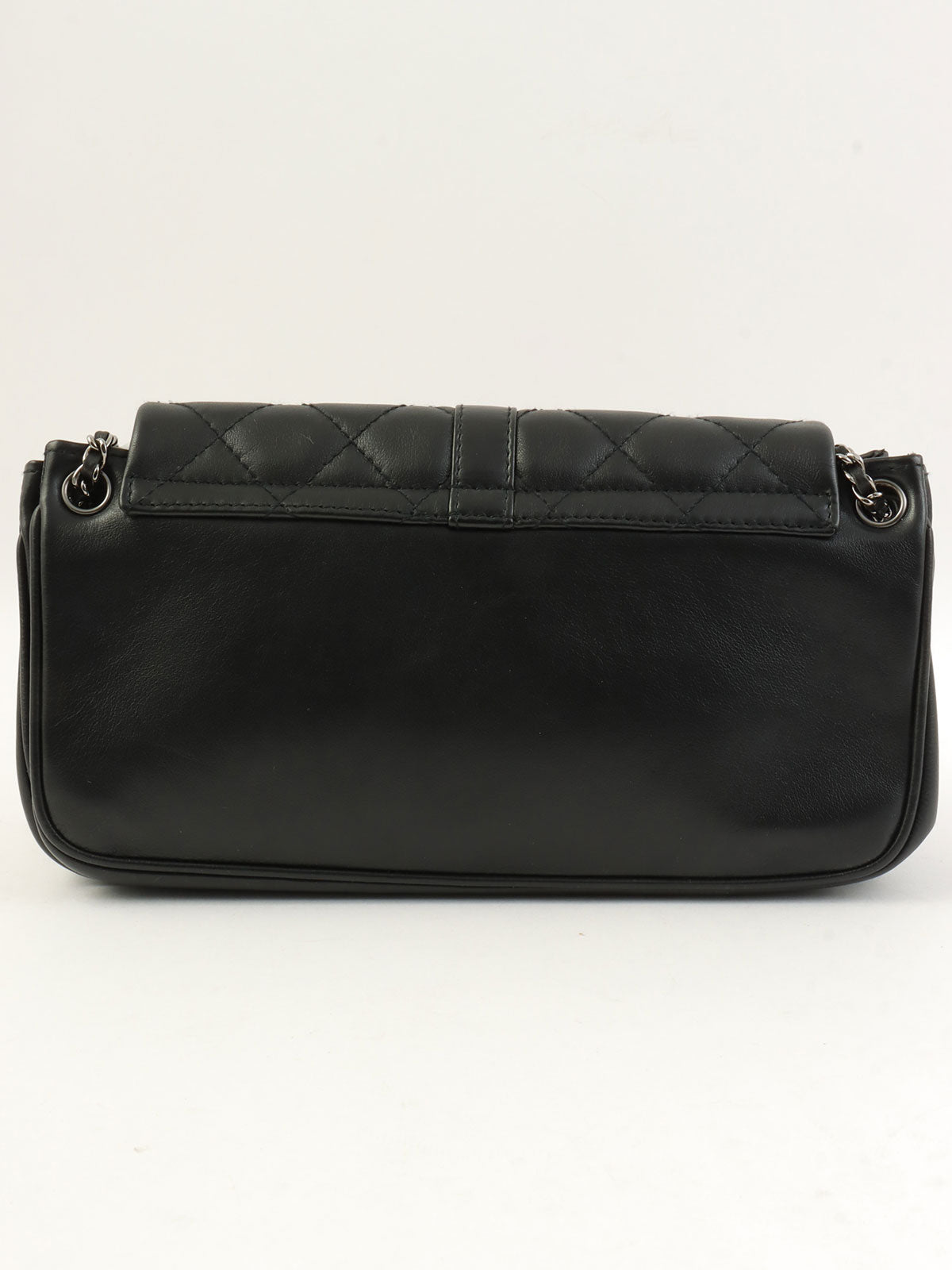 2003年頃製 チョコバー2.55ターンロックチェーンショルダーバッグ ブラック