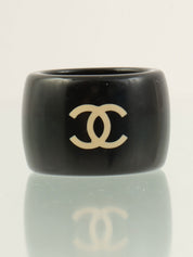 2003 Camellia CC Mark Ring Black/Beige