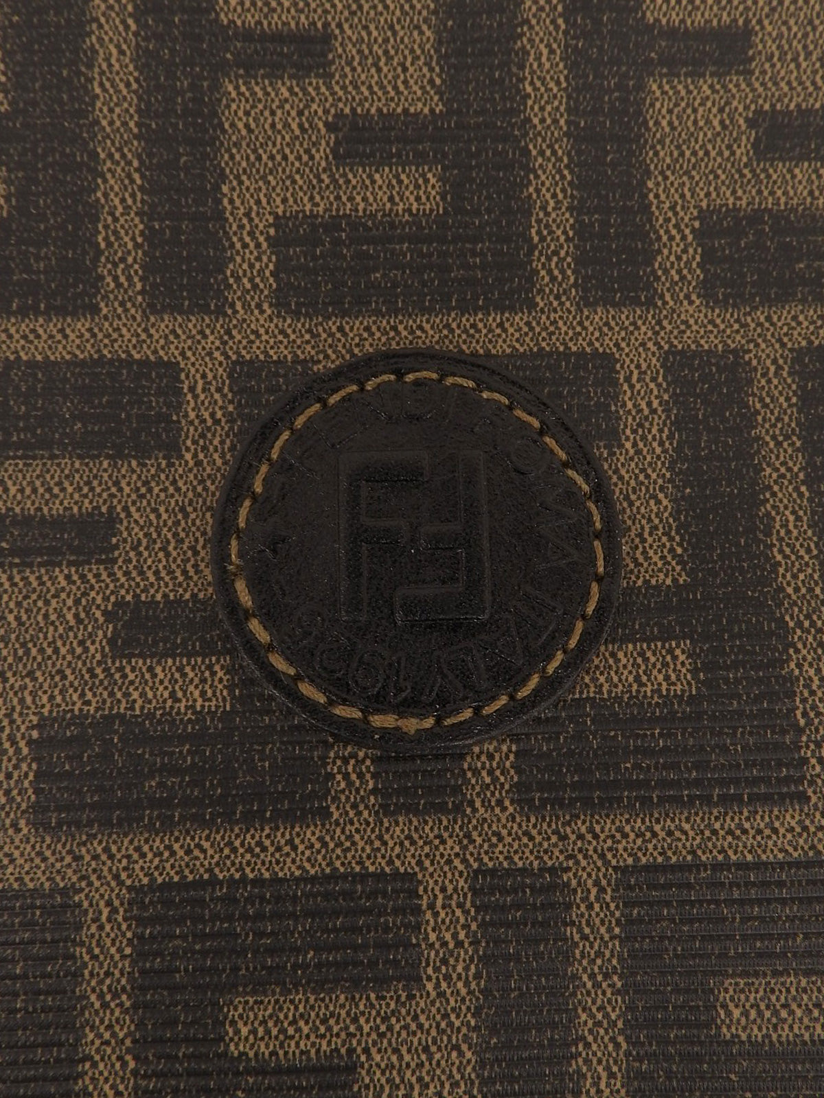 FFズッカパターンハンドバッグ ブラウン