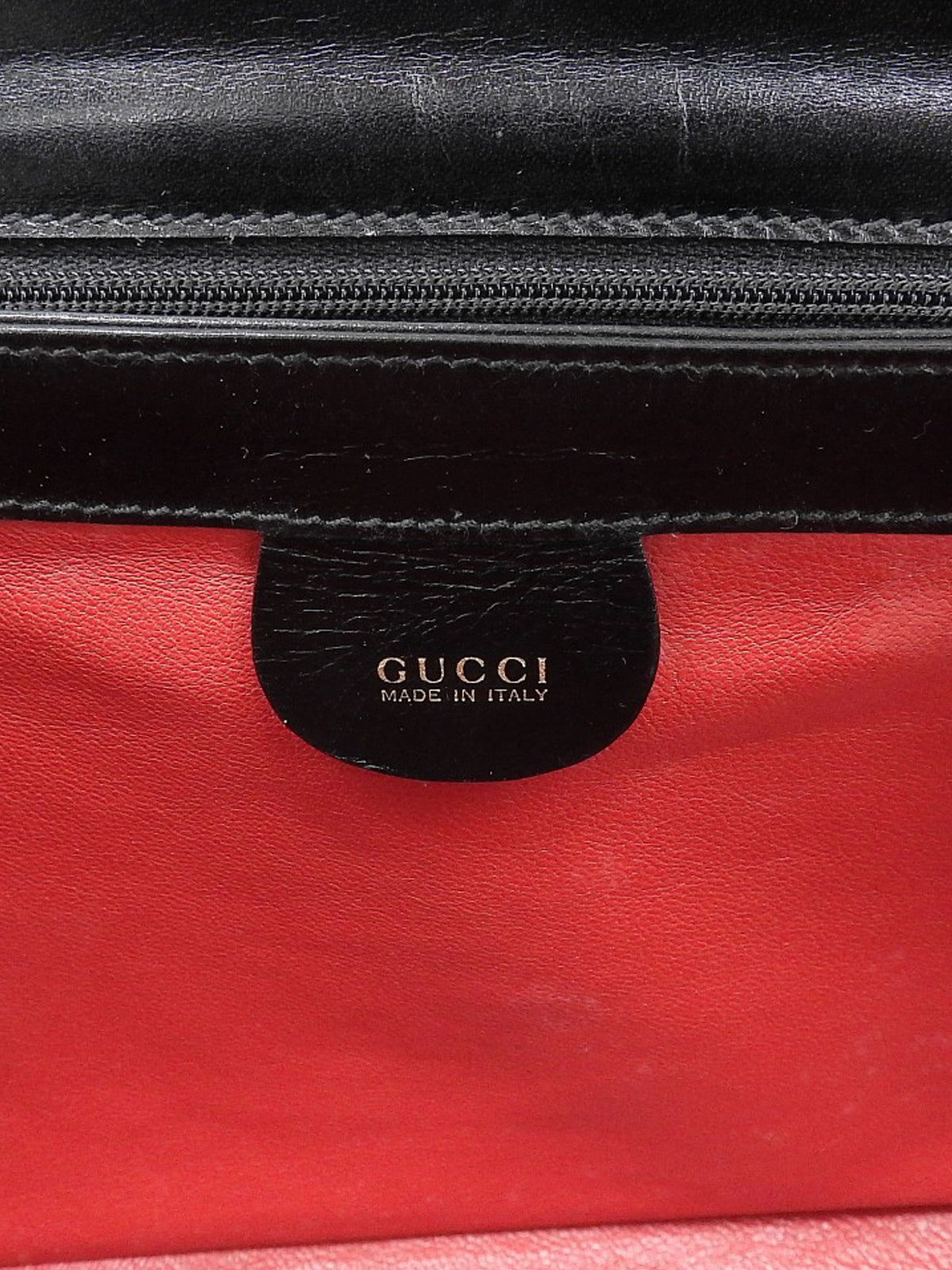 Logo Plate Handbag Black