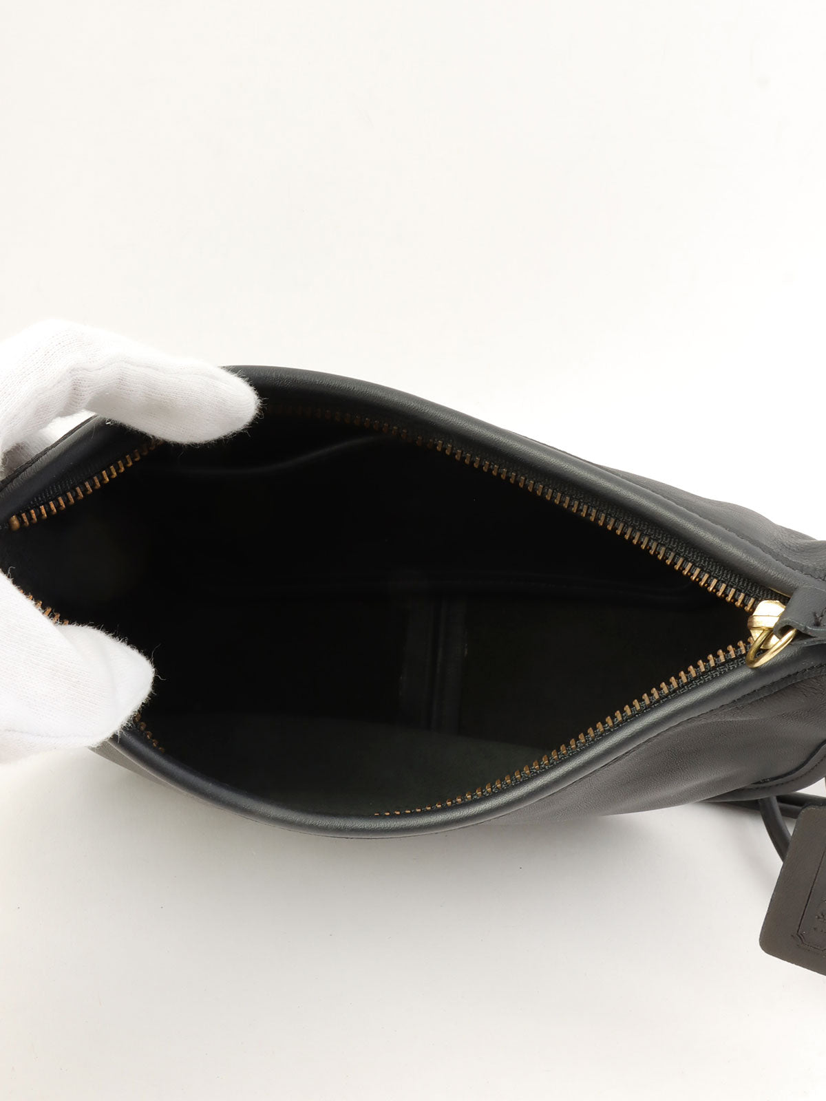 Logo Charm 单肩包 海军蓝