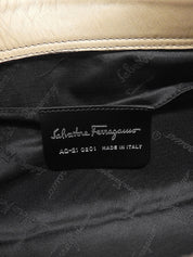 ガンチーニパターンワンショルダーバッグ ブラック/ベージュ