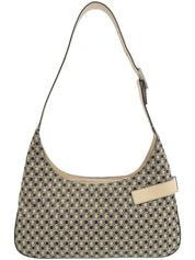 ガンチーニパターンワンショルダーバッグ ブラック/ベージュ