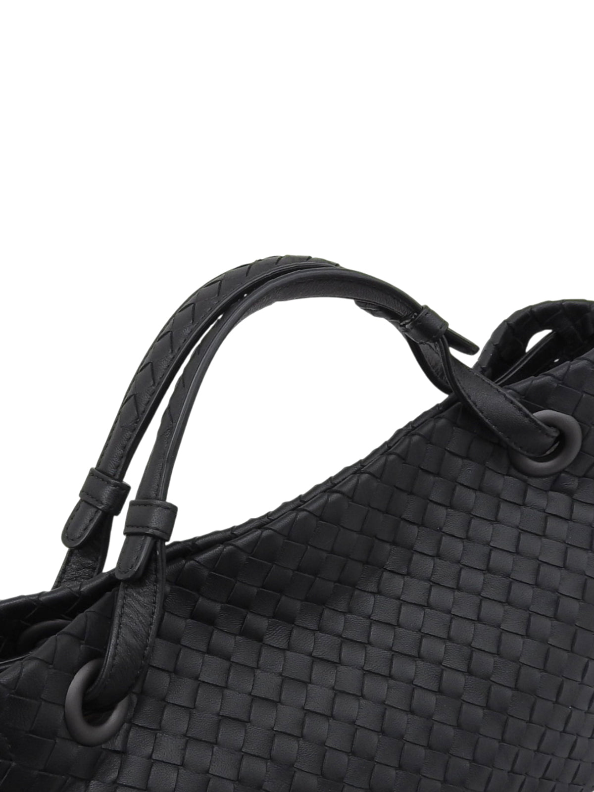 イントレチャートハンドバッグ ブラック