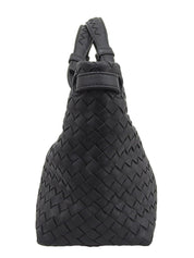 イントレチャートハンドバッグ ブラック