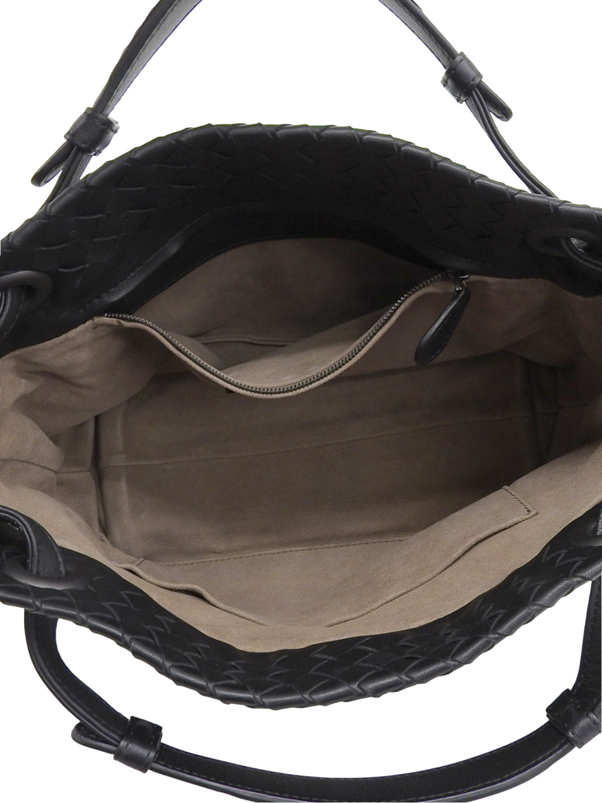 黑色编织手提包