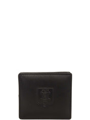 Macadam Logo Embossed Coin Case Black