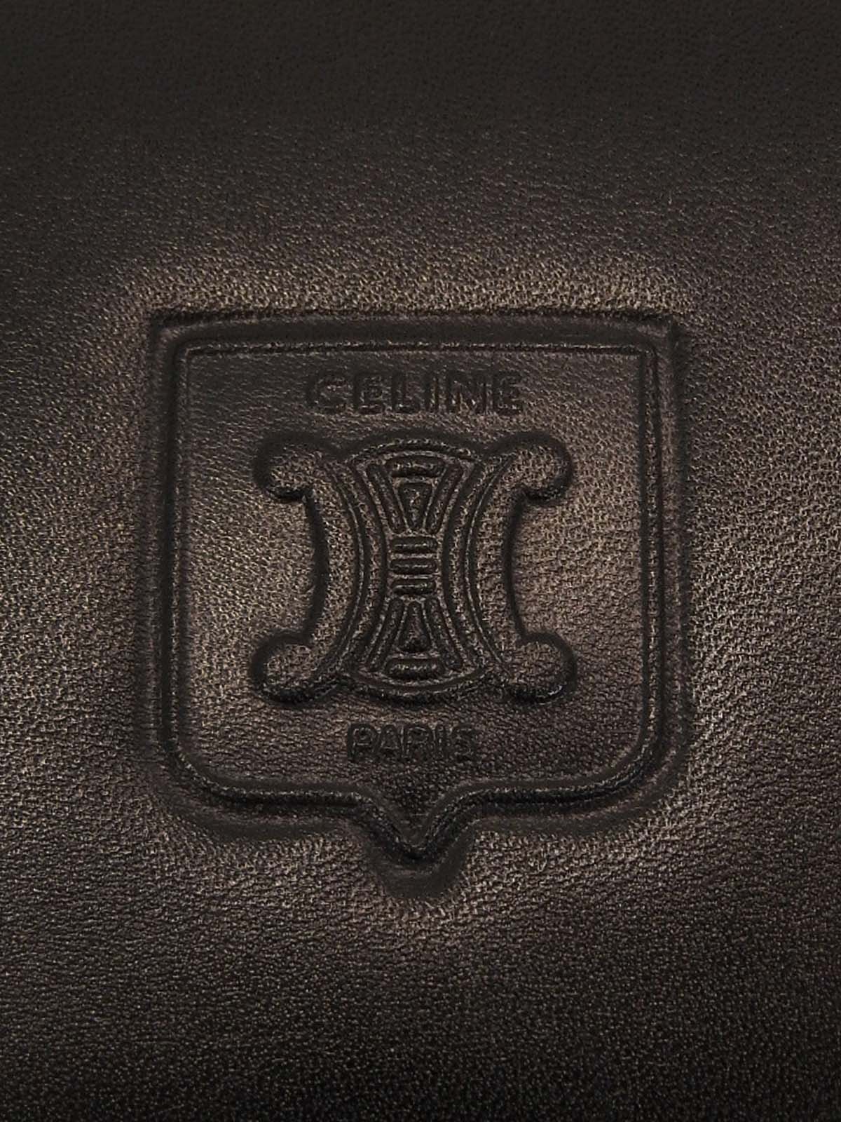 Macadam Logo Embossed Coin Case Black