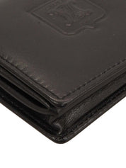 Macadam Logo Embossed Coin Case Black