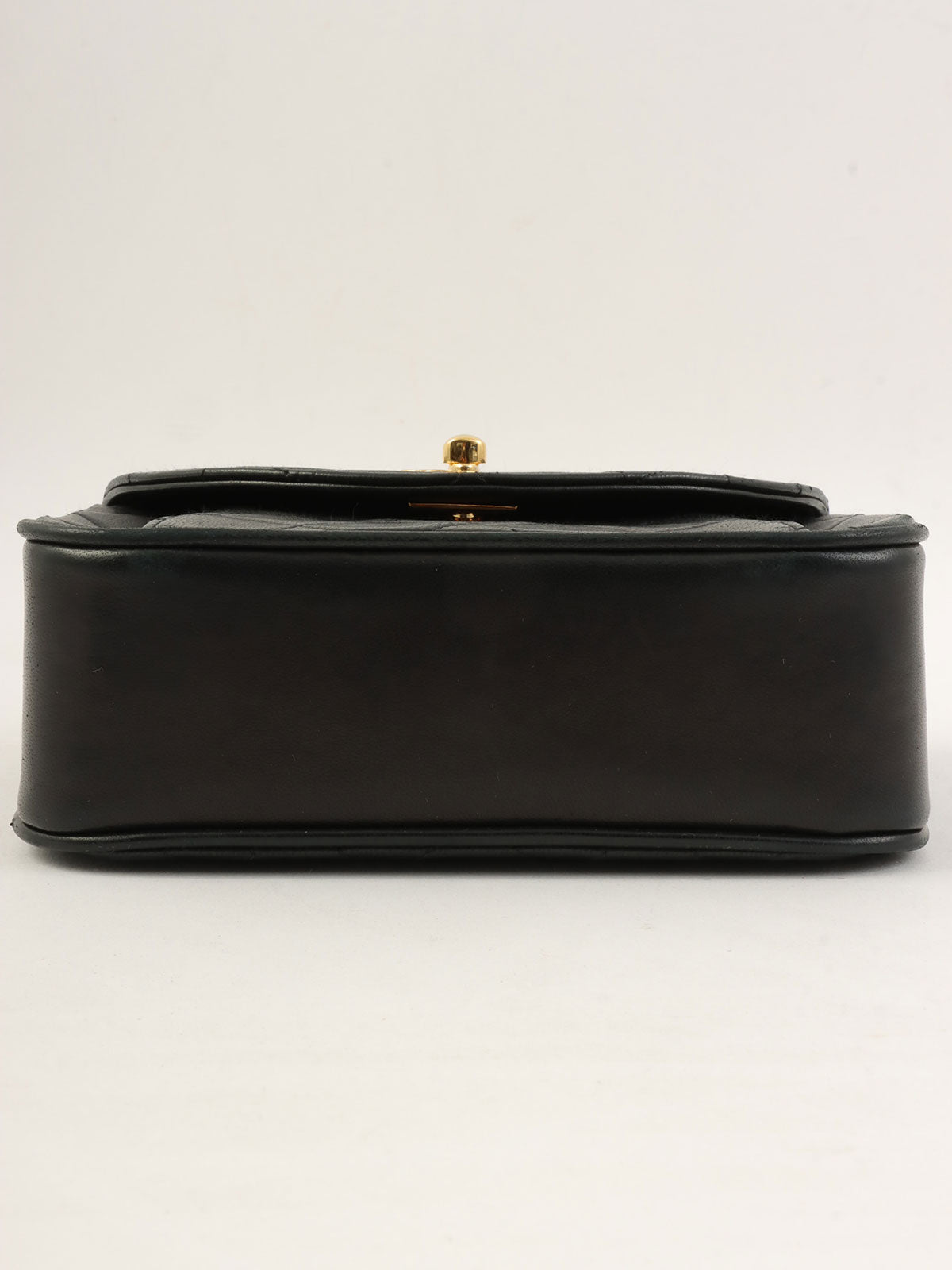 1995年頃製 マトラッセステッチCCターンロックビジューチェーンショルダーバッグ ブラック