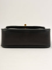 1995年頃製 マトラッセステッチCCターンロックビジューチェーンショルダーバッグ ブラック