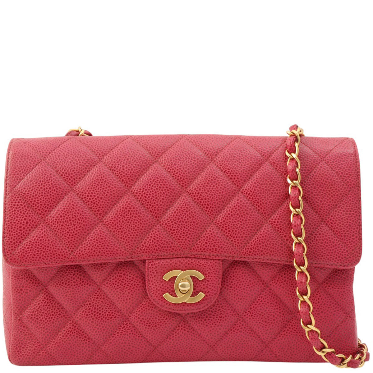 Classic Flap Chain Bag 25cm Pink, circa 2000