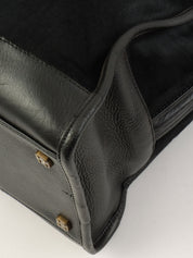 ハラコ アナグラムアマソナボストンバッグ ブラック