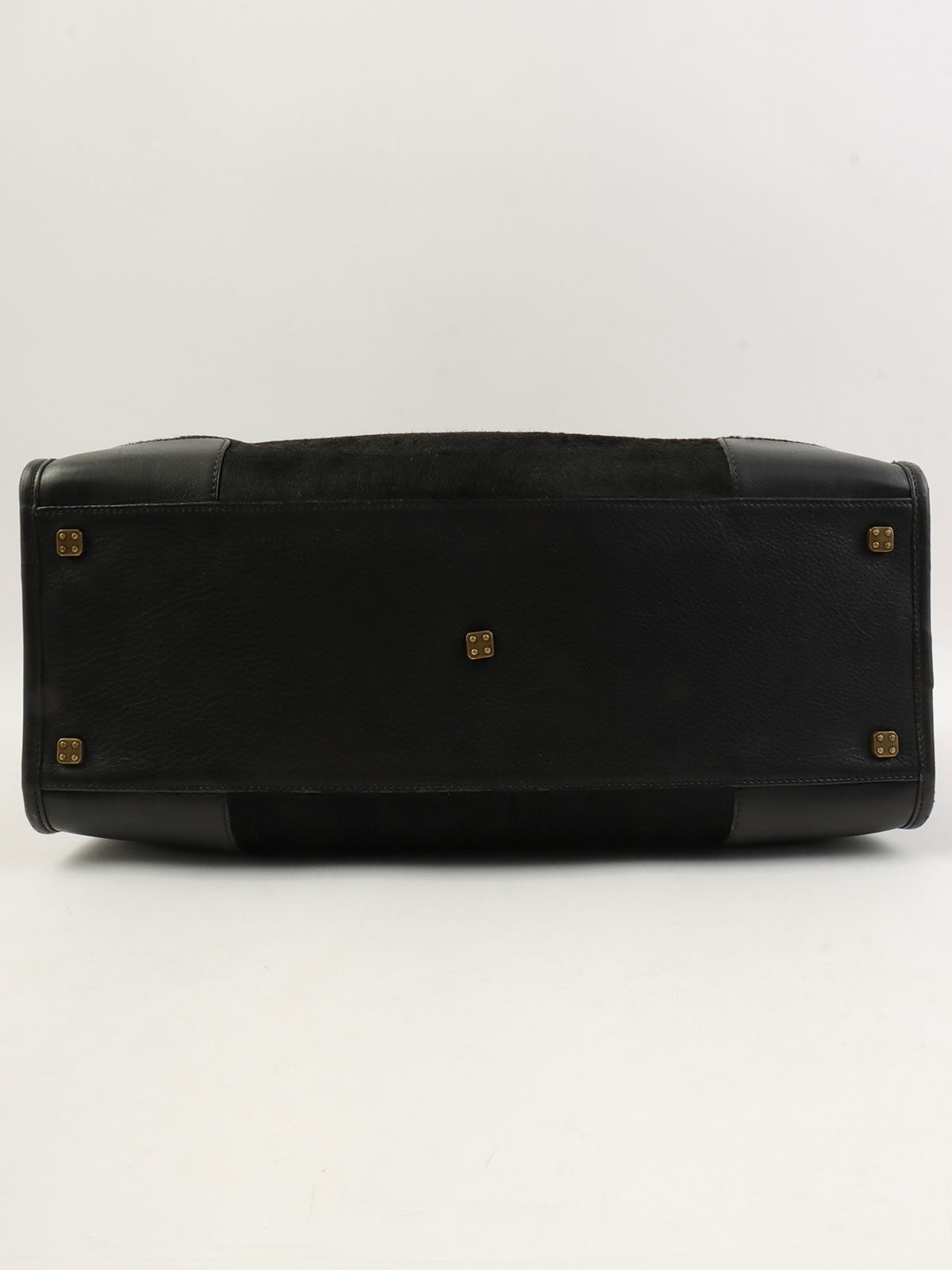 ハラコ アナグラムアマソナボストンバッグ ブラック