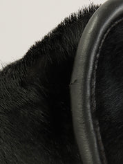 ハラコ アナグラムアマソナボストンバッグ ブラック