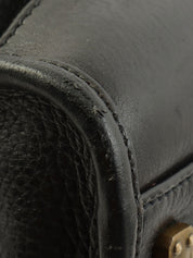 ハラコ アナグラムアマソナボストンバッグ ブラック