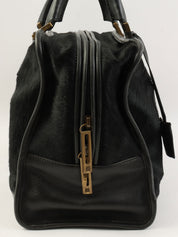 ハラコ アナグラムアマソナボストンバッグ ブラック