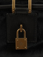 ハラコ アナグラムアマソナボストンバッグ ブラック