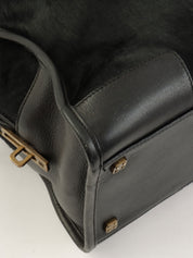 ハラコ アナグラムアマソナボストンバッグ ブラック