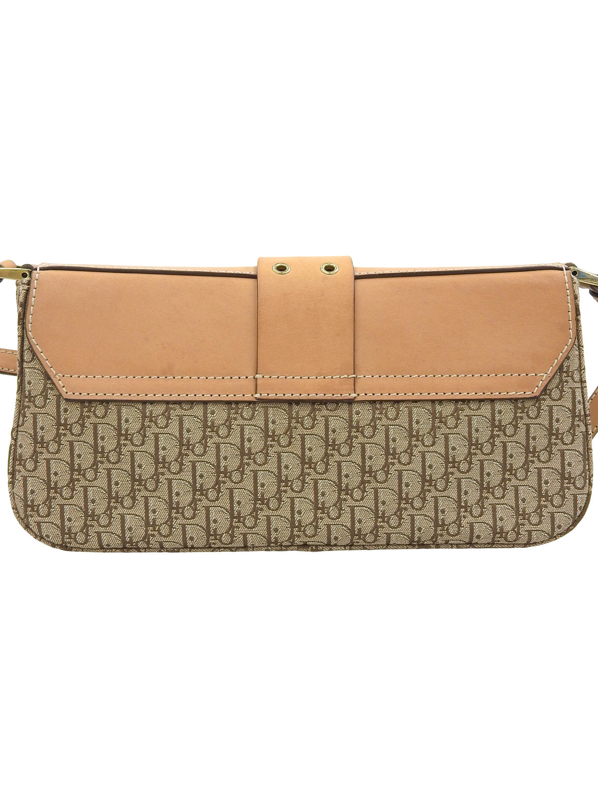 トロッターパターンストリートシックショルダーバッグ　ベージュ