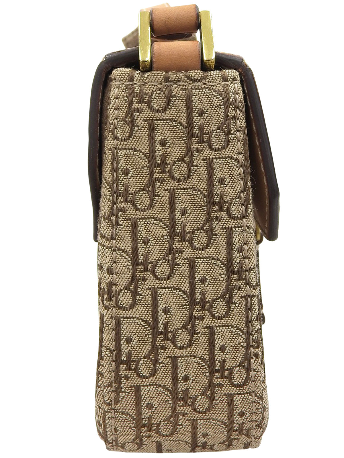 トロッターパターンストリートシックショルダーバッグ　ベージュ