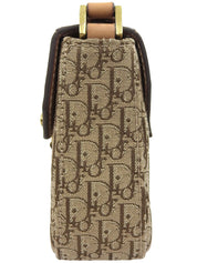 トロッターパターンストリートシックショルダーバッグ　ベージュ