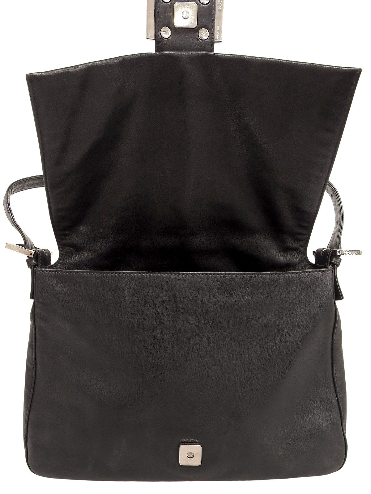 ナッパレザーラージマンマバゲット ブラック