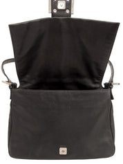 ナッパレザーラージマンマバゲット ブラック