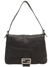 ナッパレザーラージマンマバゲット ブラック