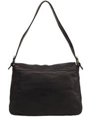 ナッパレザーラージマンマバゲット ブラック